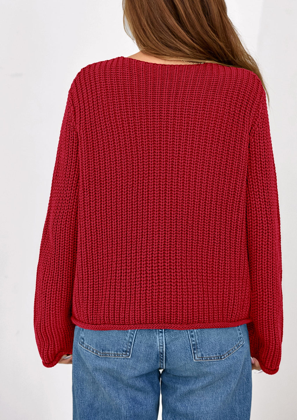 Cardigan Sweaters for Women Trendy Oversized Knit Chunky Button Cardigans Fall Winter Outfits with Pockets