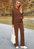 2 Piece Sets For Women Fall Sweatsuits Outfits Lounge Matching Hoodie Set Travel Track Suits Winter Clothes