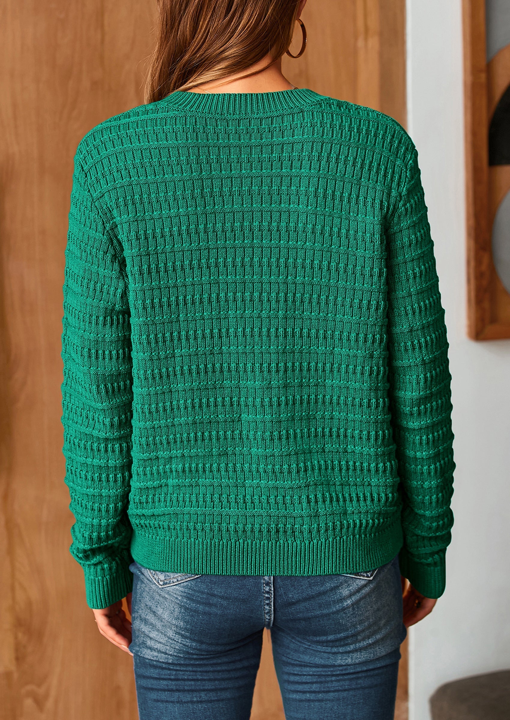 Women's Knit Cardigan Sweaters Casual Long Sleeve Open Front Button Down Trendy Jackets Outerwear