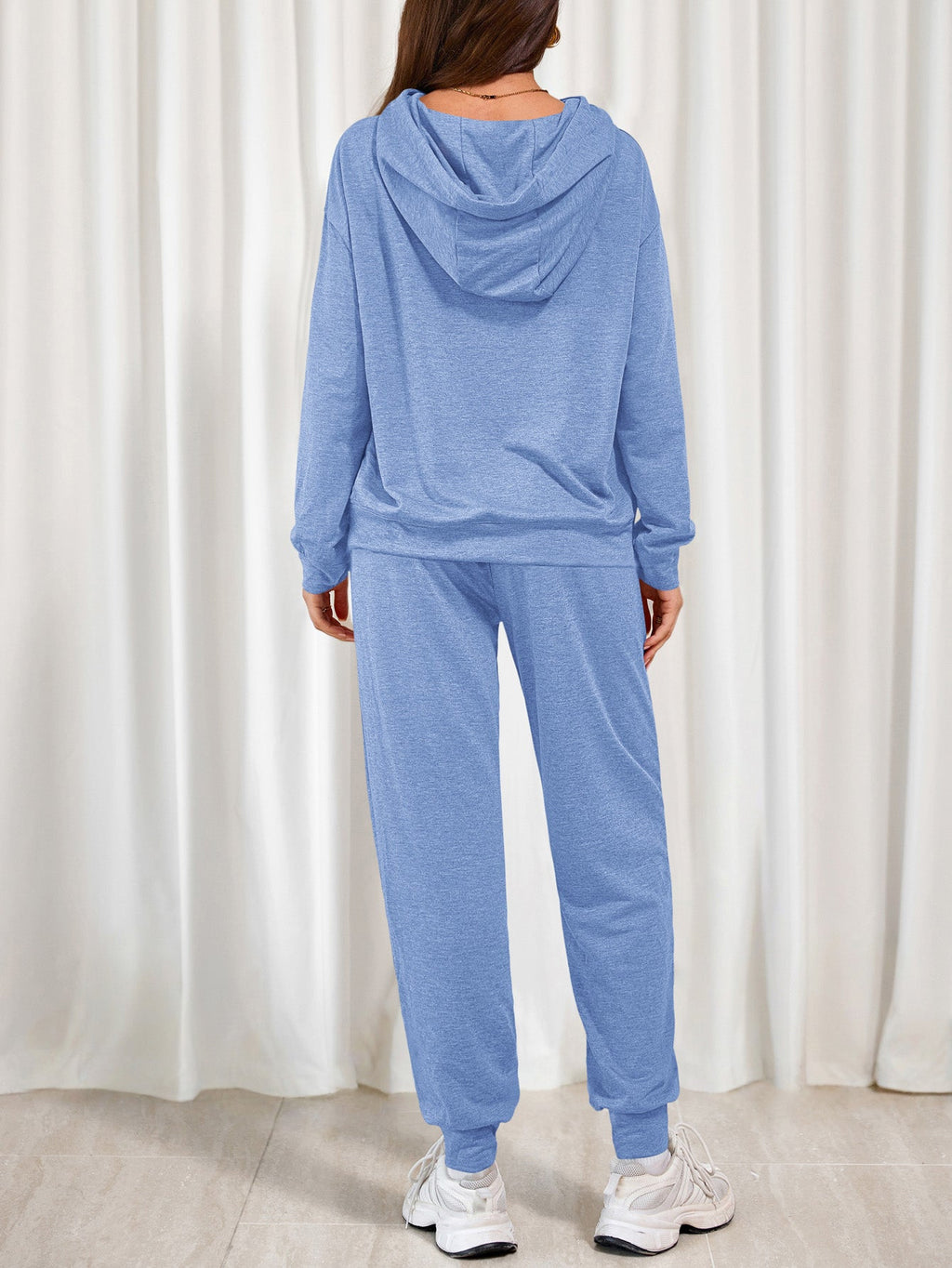 Women's Two Piece Outfits Sweatsuits Lounge Sets Hoodies Sweatshirt Joggers Sweatpants Fall Fashion Clothes