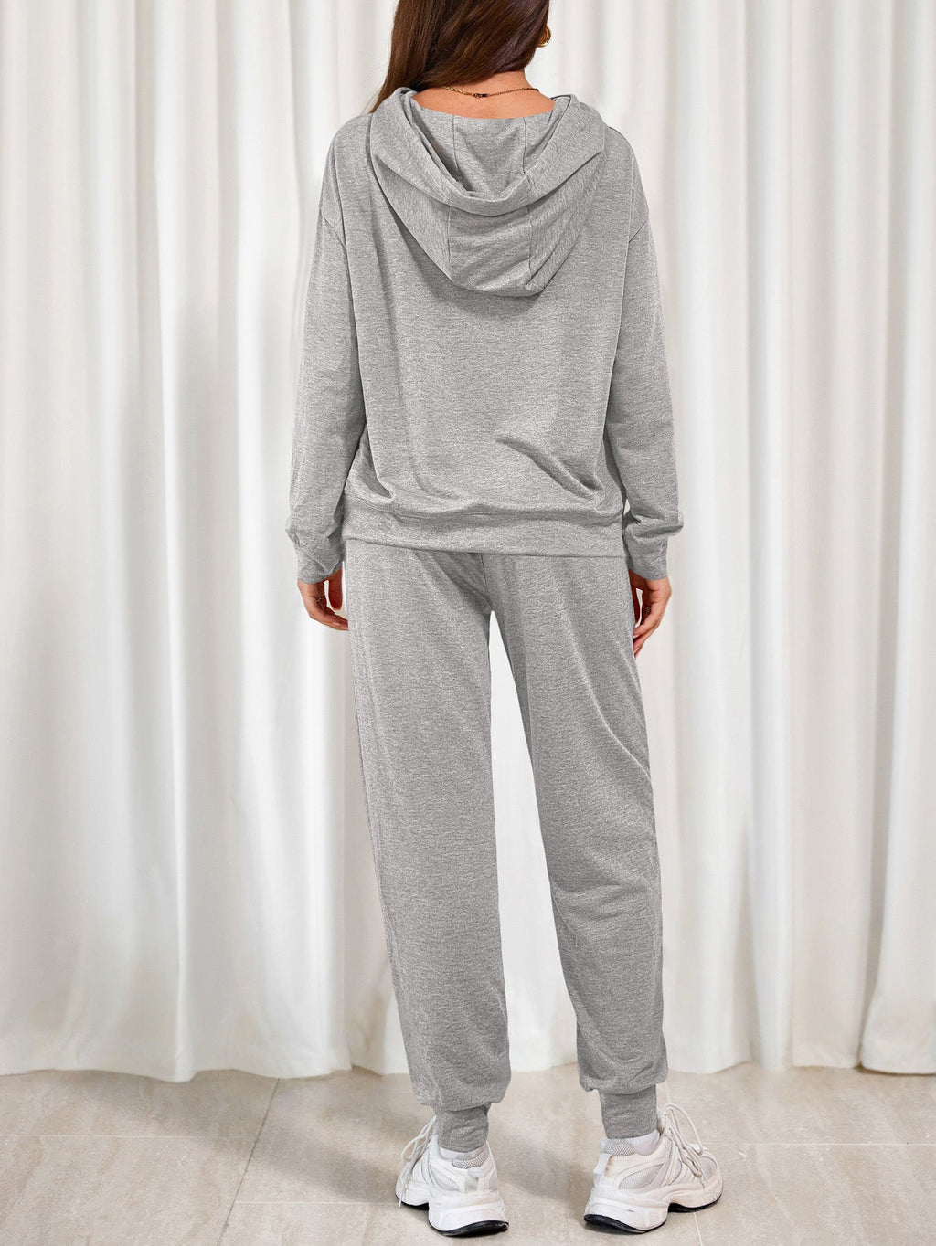 Women's Two Piece Outfits Sweatsuits Lounge Sets Hoodies Sweatshirt Joggers Sweatpants Fall Fashion Clothes