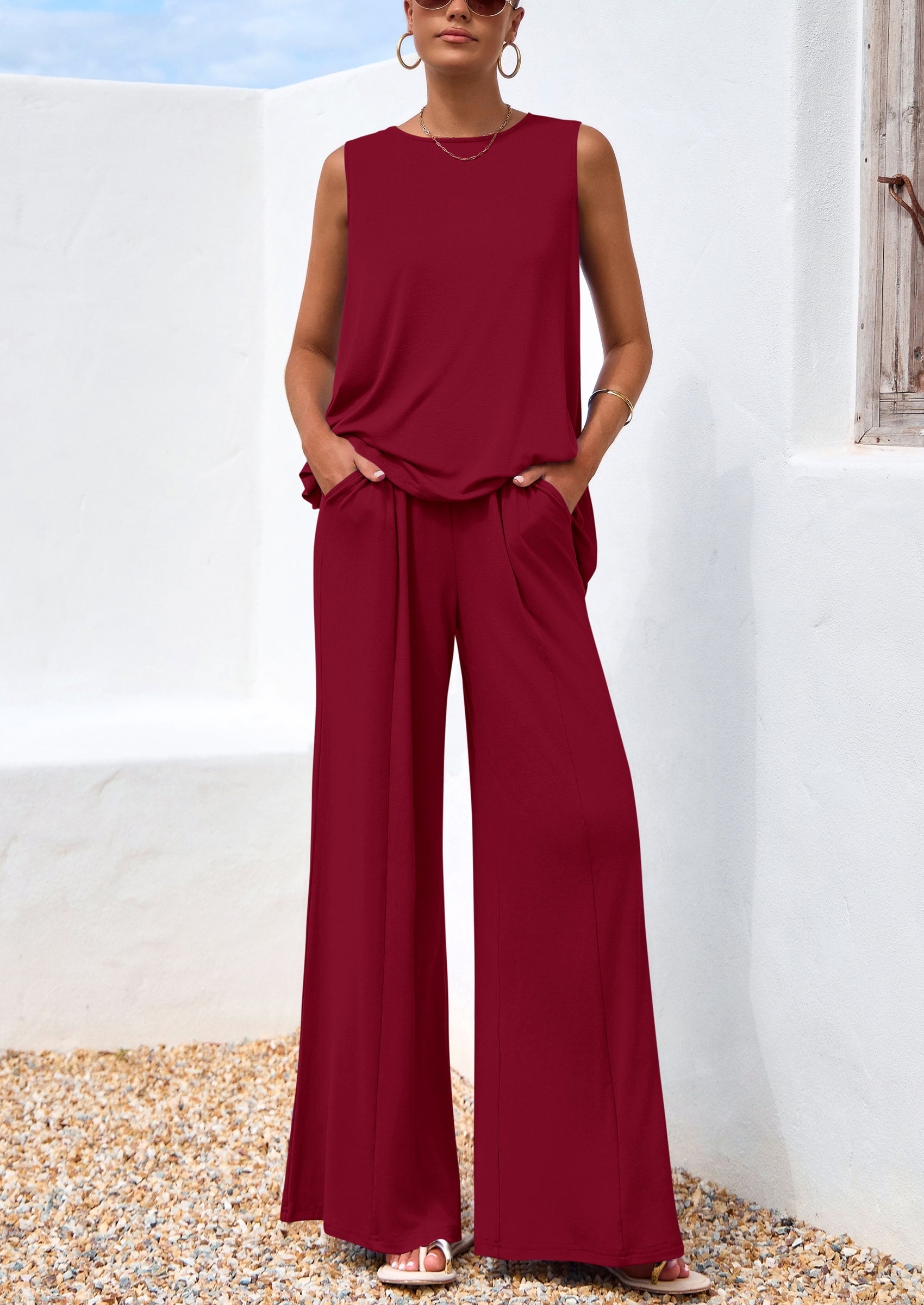 red 2 piece set