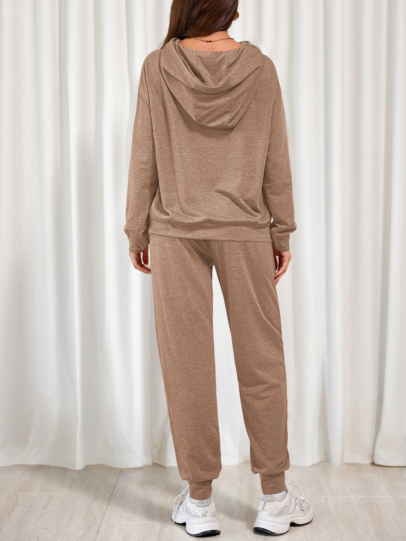 Women's Two Piece Outfits Sweatsuits Lounge Sets Hoodies Sweatshirt Joggers Sweatpants Fall Fashion Clothes