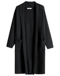 Women's Cardigan Long Sweater Oversized Open Front Knit Coatigan Duster Coat 2025 Trendy Fall Outfits Outerwear
