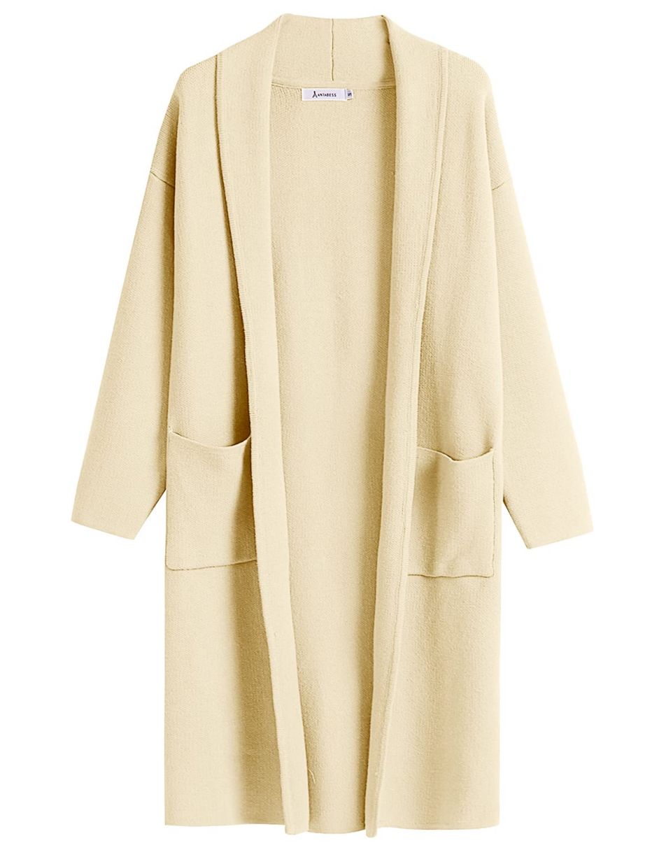 Women's Cardigan Long Sweater Oversized Open Front Knit Coatigan Duster Coat 2025 Trendy Fall Outfits Outerwear