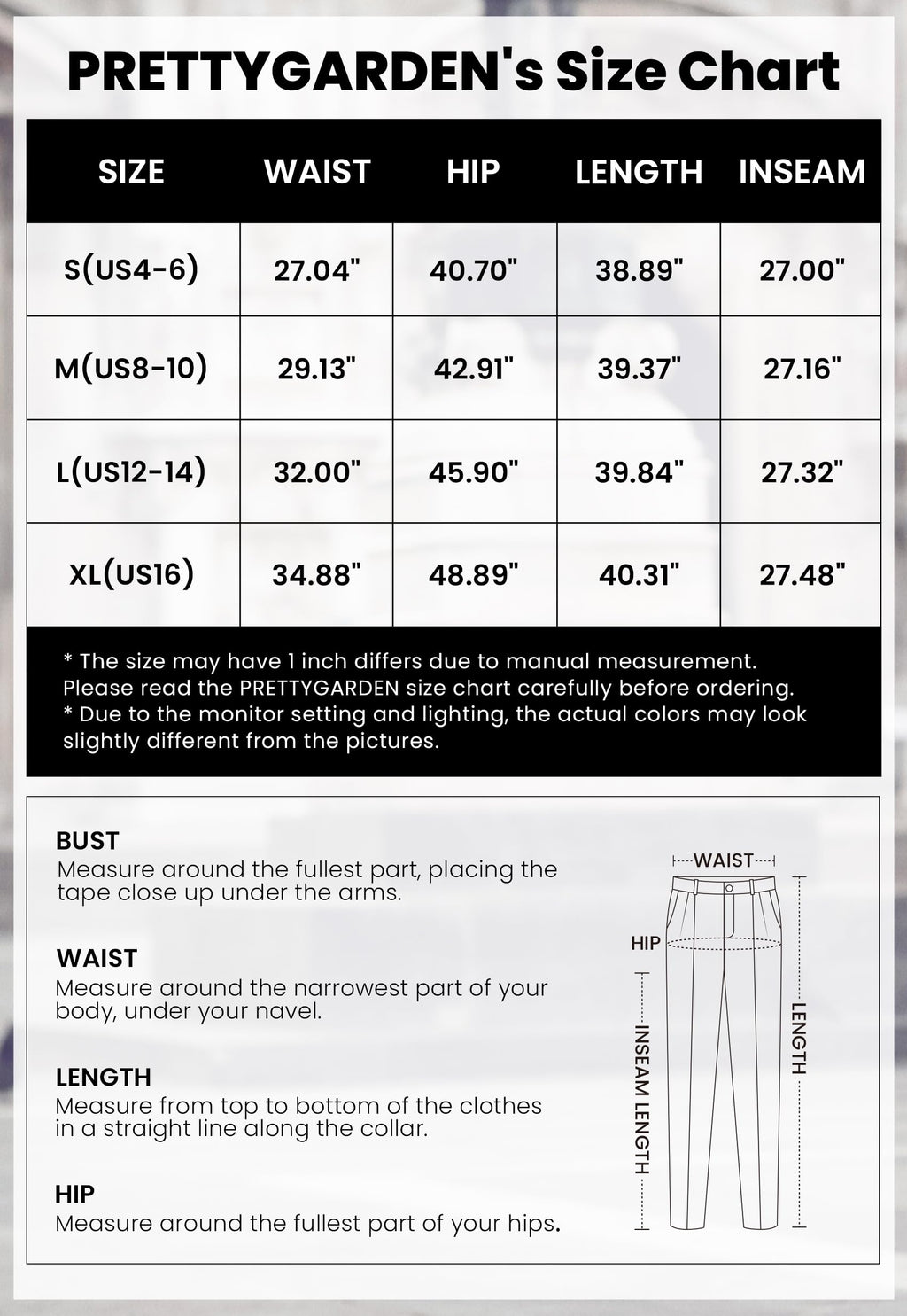 Women's Pants Dressy Casual Fall Elastic High Waisted Work Office Corduroy Trouser Slacks with Pockets