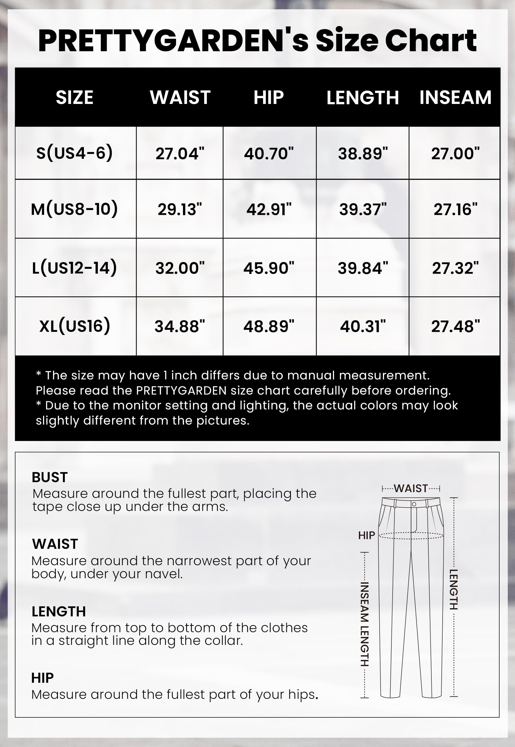 Women's Pants Dressy Casual Fall Elastic High Waisted Work Office Corduroy Trouser Slacks with Pockets