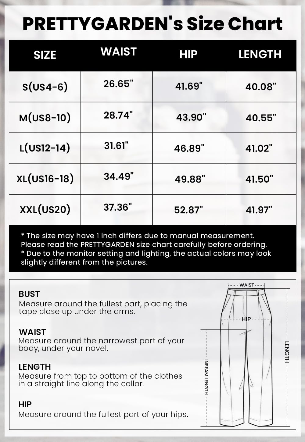 Wide Leg Pants for Women Trendy Fall High Waisted Business Casual Outfits Work Pant Trousers
