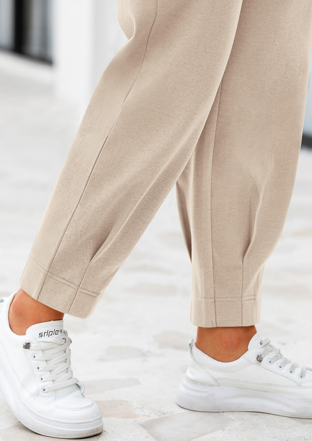 Womens Dress Pants Business Casual Trendy High Waisted Ankle Length Dressy Trousers Slacks Work Clothes