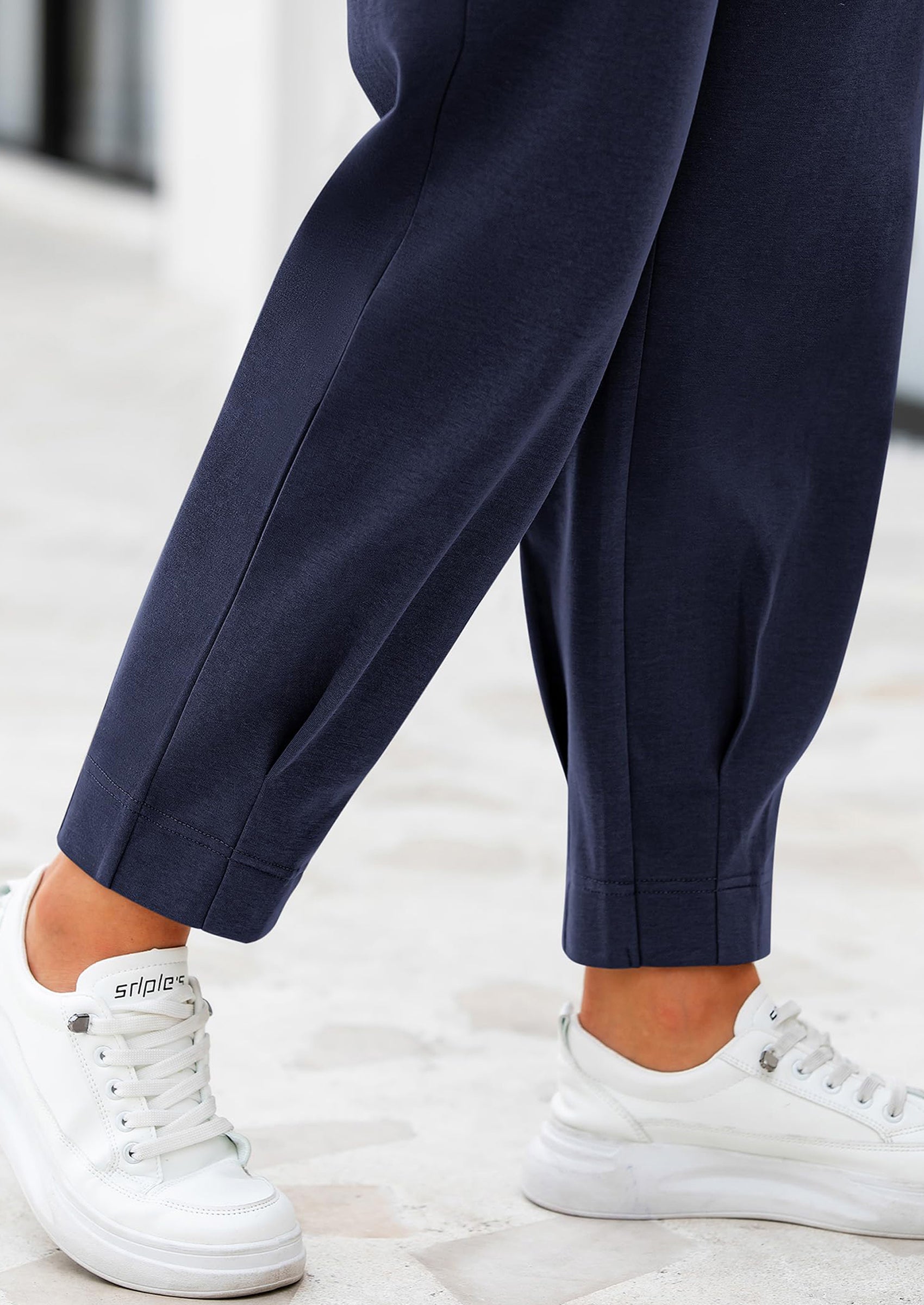 Womens Dress Pants Business Casual Trendy High Waisted Ankle Length Dressy Trousers Slacks Work Clothes