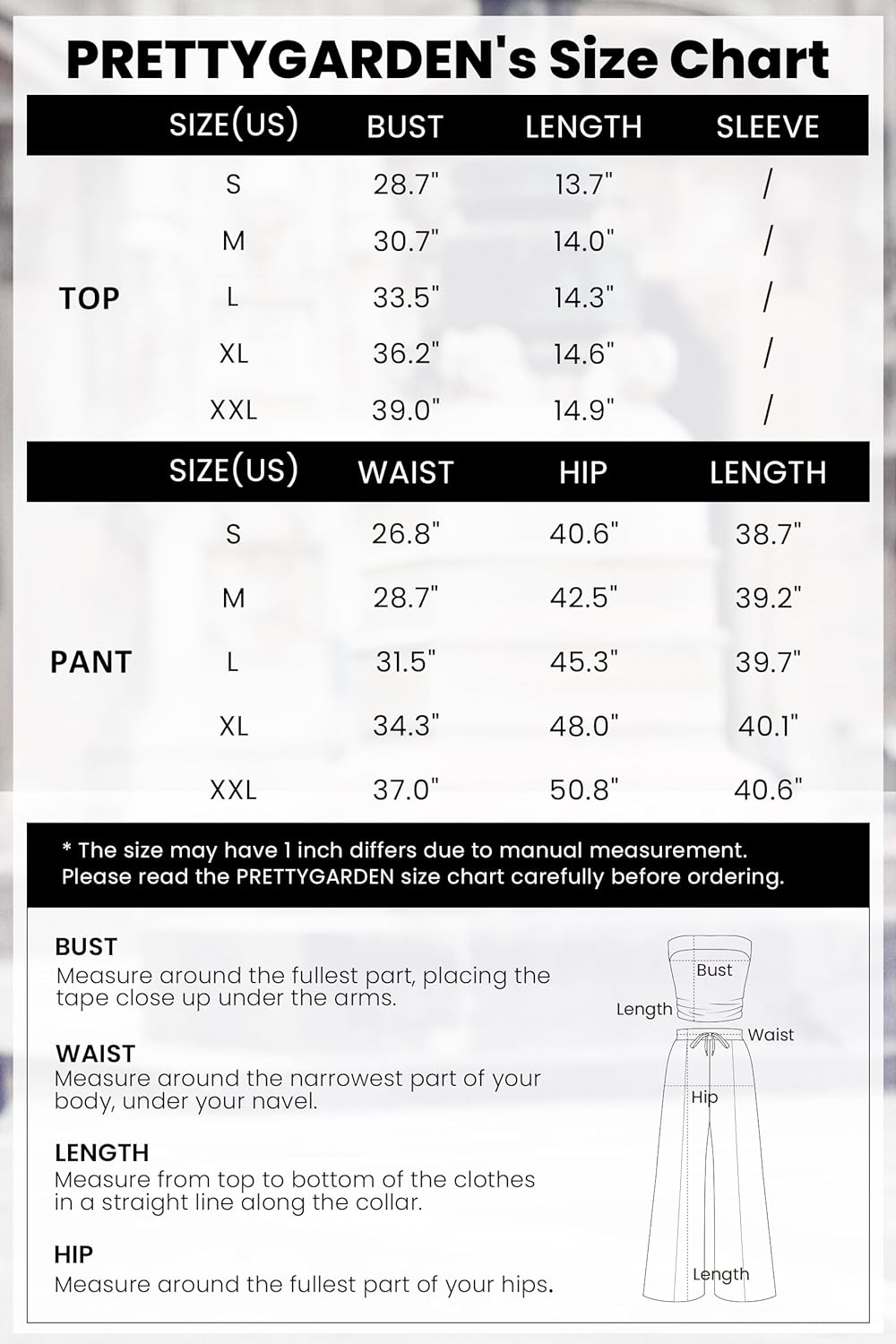 2 Piece Sets Casual Ribbed Knit Crop Tube Top Wide Leg Pants Lounge Set