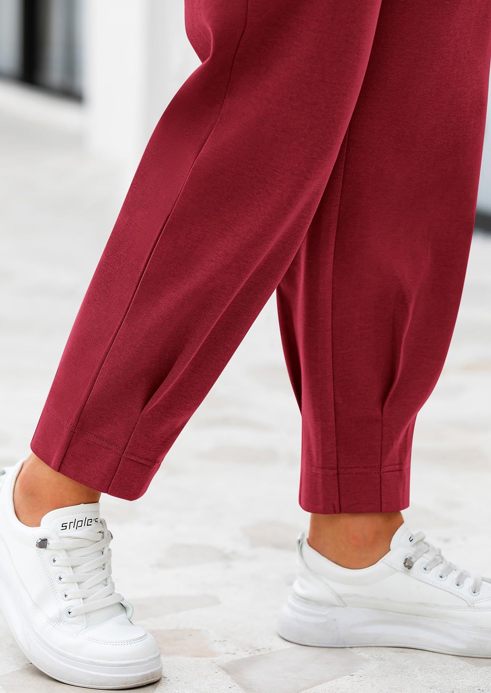 Womens Dress Pants Business Casual Trendy High Waisted Ankle Length Dressy Trousers Slacks Work Clothes